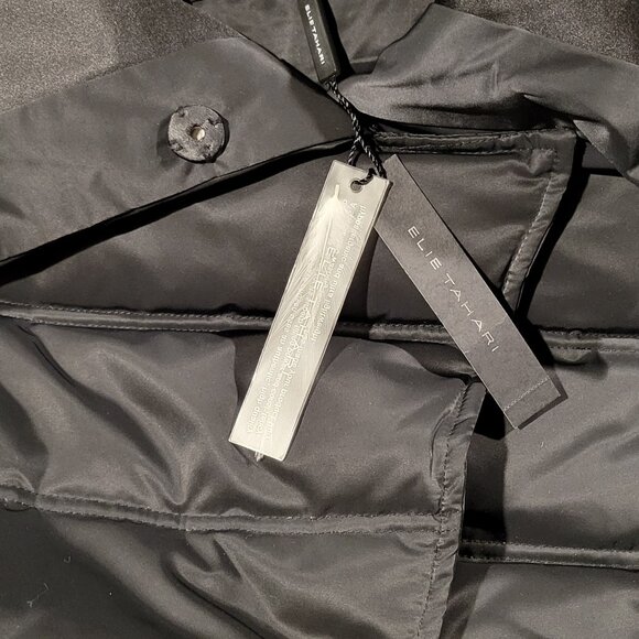 ELIE TAHARI black down-filled puffer coat BNWT - Picture 10 of 12